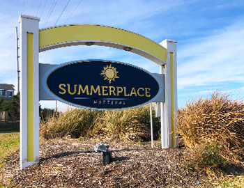 Summerplace Sign - Midgett Hatteras Island Vacation Rentals
